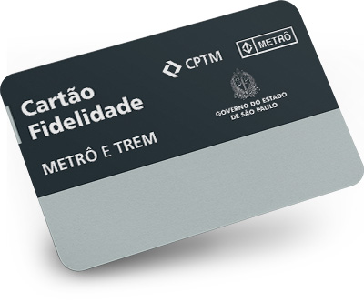 Imagem do Cartão Fidelidade do Metrô e da CPTM